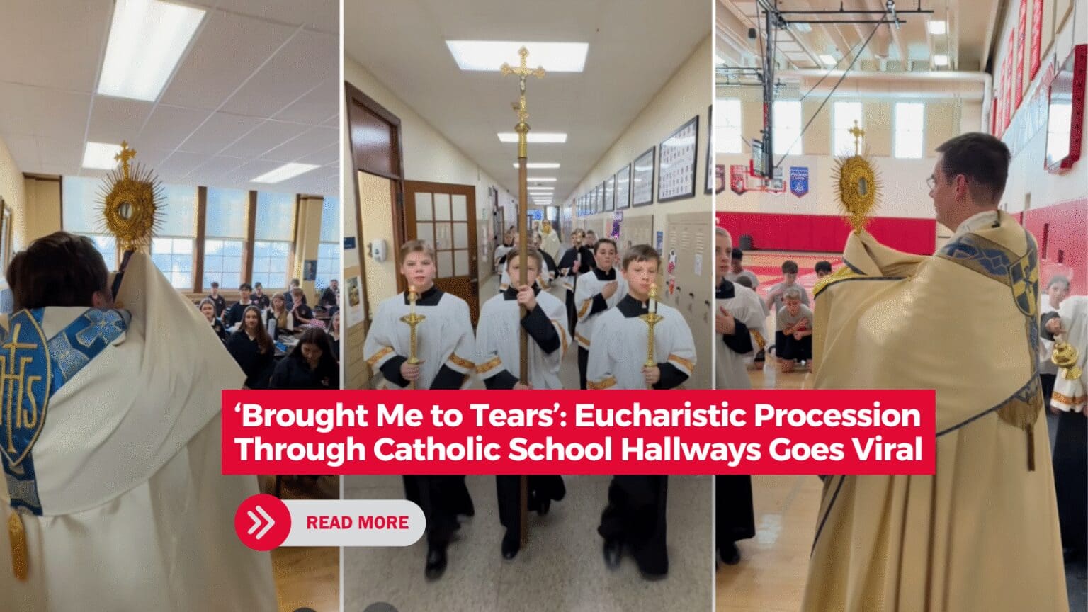 ‘Brought Me to Tears’: Eucharistic Procession Through Catholic School ...
