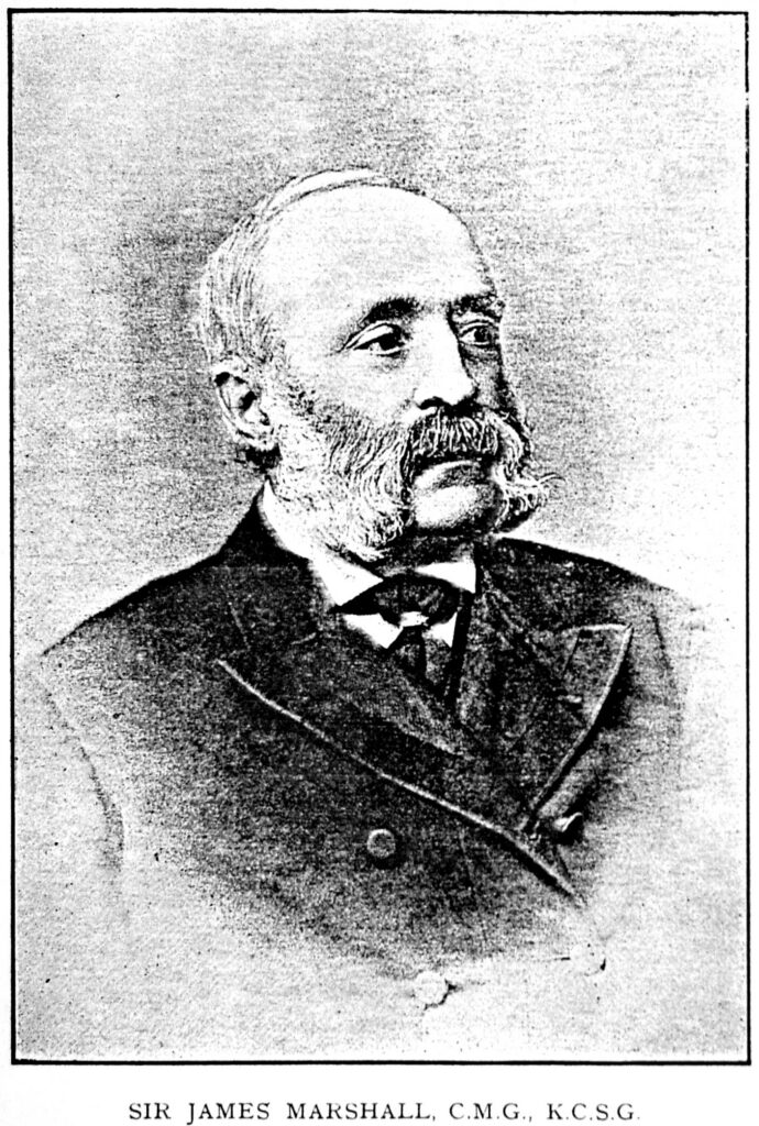 Sir james marshall new